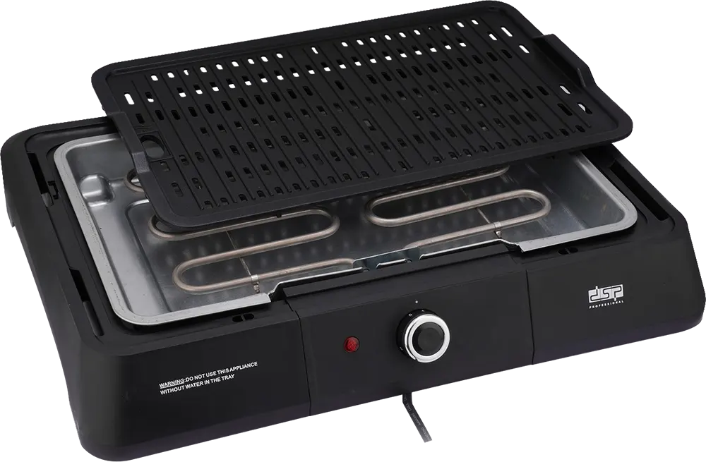 شواية كهربائية دي إس بي 1600 وات ، لون أسود، موديل KB1083