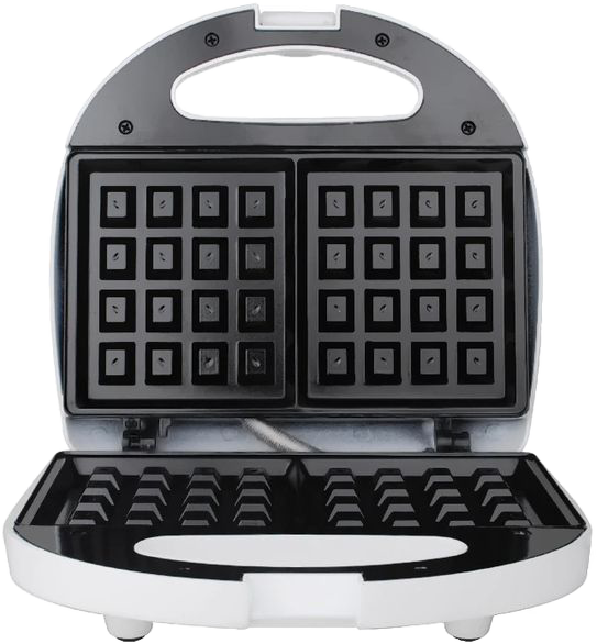 صانع الوافل دي اس بي ، 750 وات، أبيض، KC-1058