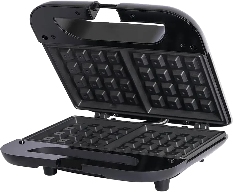 صانع الوافل دي اس بي ، 750 وات، أسود، KC1234