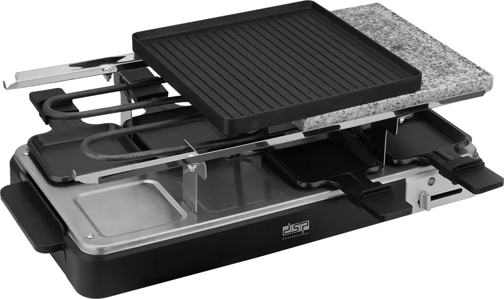 شواية كهربائية دي إس بي رخام 1400 وات ، لون أسود، موديل KB1084