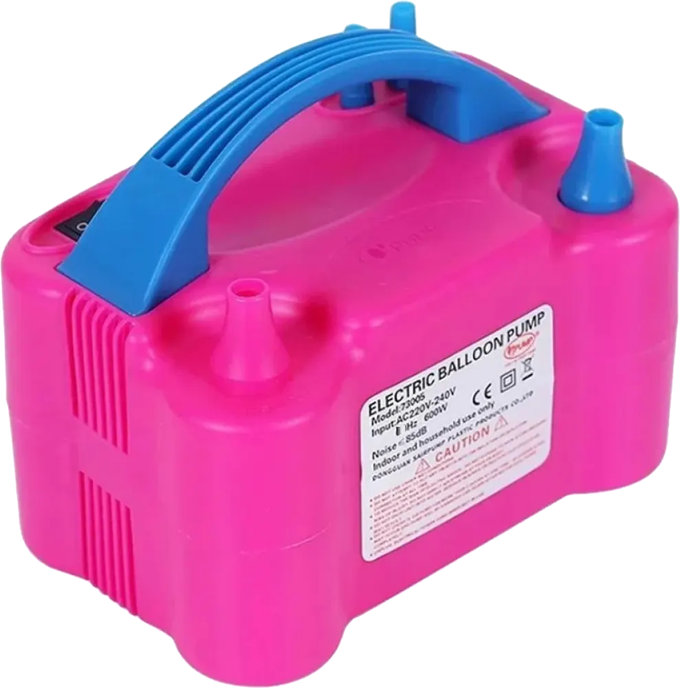 Electric Balloon Blower, 600 Watt, Maroon, Model 73005