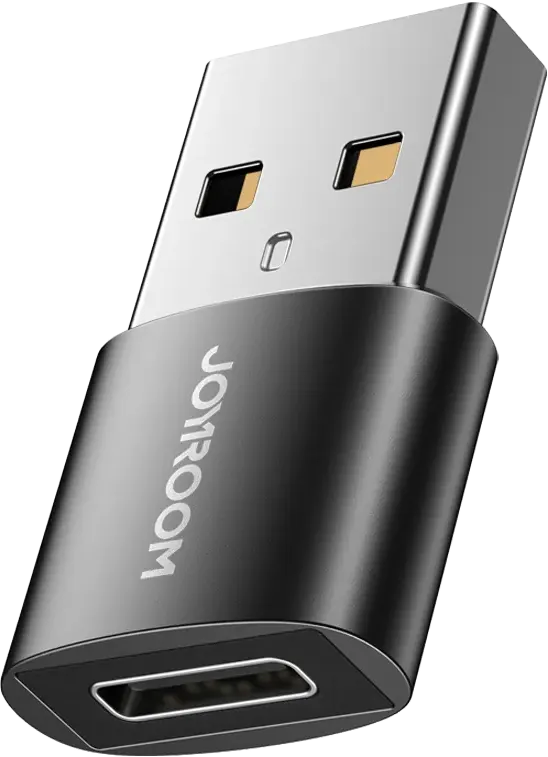 محول او تي جي  جوي روم ، من USB  إلى Type-C ، أسود،  S-H152