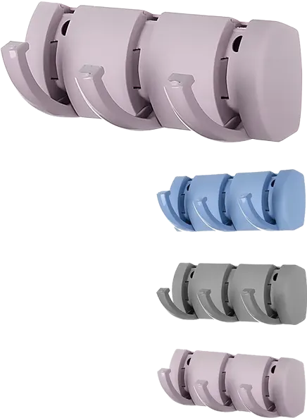 شماعة ملابس بلاستيك تيتيز، 3 خطاف قابل للطي، TP-253