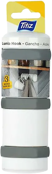 شماعة ملابس بلاستيك تيتيز، 3 خطاف قابل للطي، TP-253