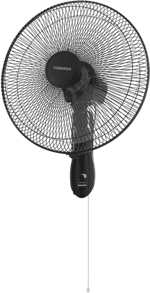Tornado Wall Fan, 16 Inch, 4 Blades, Black, TWF-16