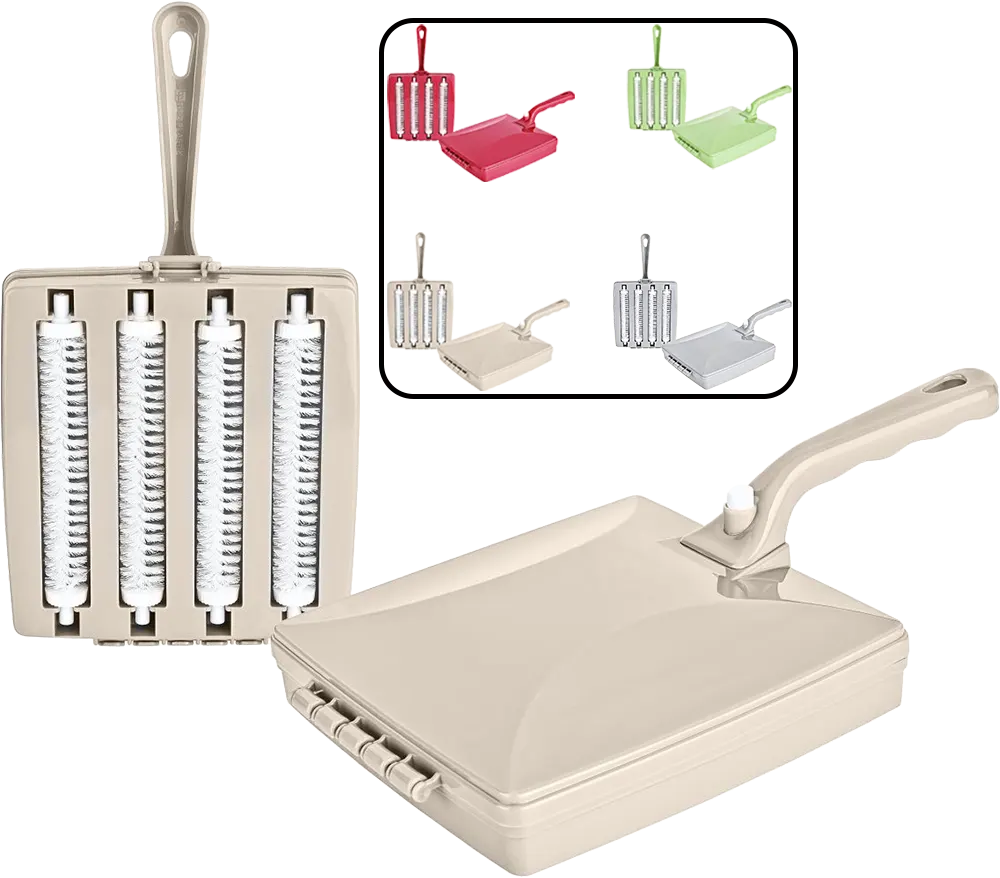 لمامة أرضيات وموكيت بلاستيك تيتيز ، 4 فرشة، ألوان متعددة، موديل TP-106