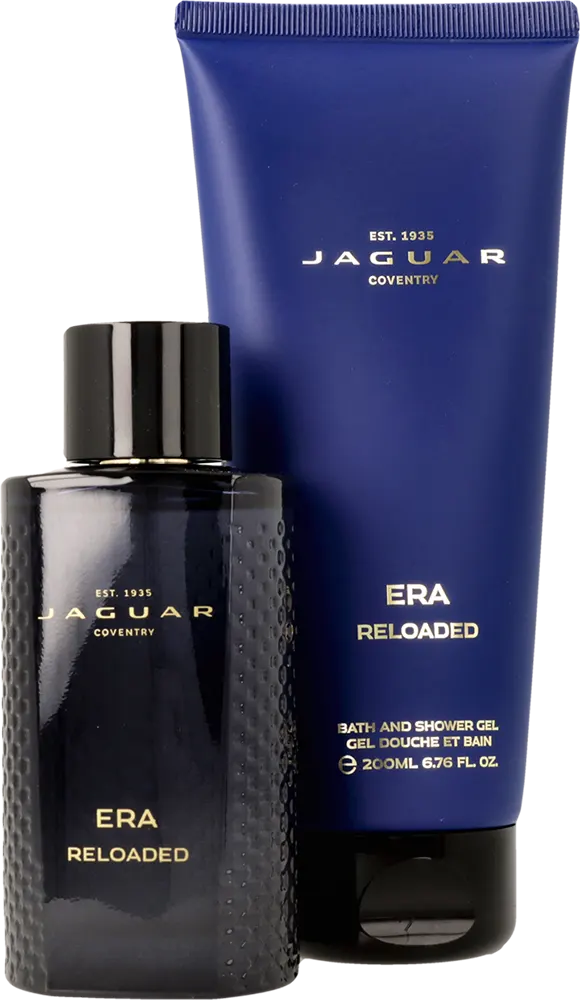 مجموعة ايرا ريلود من جاكوار للرجال، عطر إيرا ريلود او دي برفان، 100 مل + جل استحمام، 200 مل