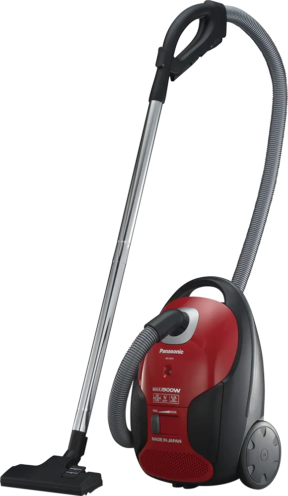 مكنسة كهربائية باناسونيك، 1900 واط، أحمر، MC-CJ911