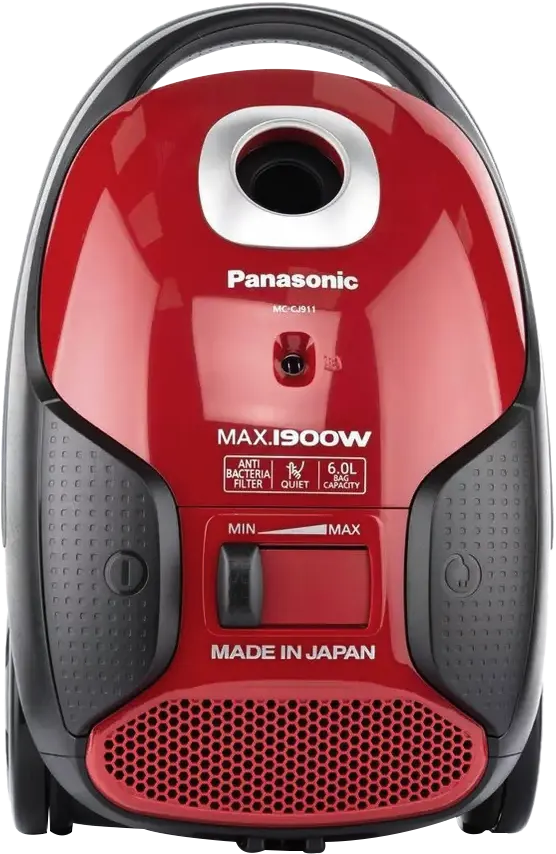 مكنسة كهربائية باناسونيك، 1900 واط، أحمر، MC-CJ911