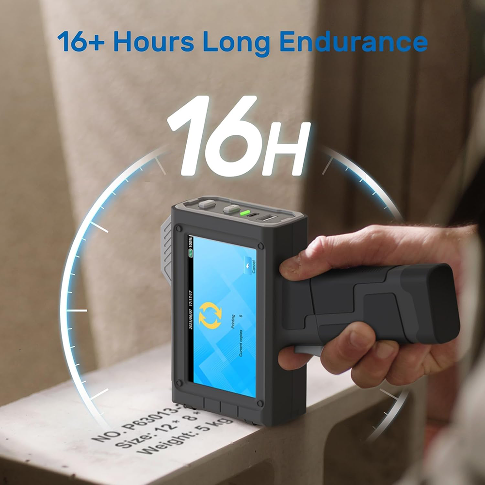 طابعة نافثة حبر يدوية من بينتساي، لاسلكية، متعددة الوظائف، اسود، BT-HH6205 B