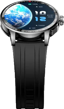 ساعة ايتل الذكية هورايزون 1.43 انش، شاشة لمس اموليد، مقاومة للماء، بطارية 350 مللي امبير، رمادي نيزكي