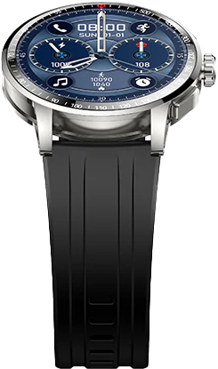 ساعة ايتل الذكية هورايزون N8، شاشة 1.43 انش، شاشة لمس اموليد، مقاومة للماء، بطارية 350 مللي امبير، لون ألومنيوم فضي، ISW-N8