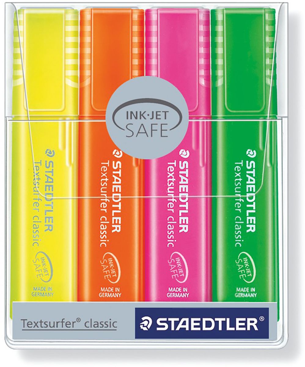 طقم فسفورى 4 لون استدلر