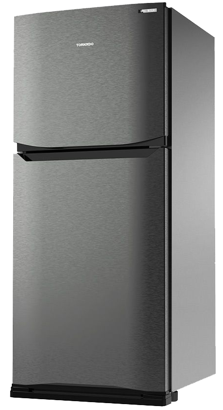 ثلاجة تورنيدو نوفروست ، 355 لتر ، 2 باب ، انفرتر ، بلازما ، أستانلس غامق ، RF-40FTV-DST