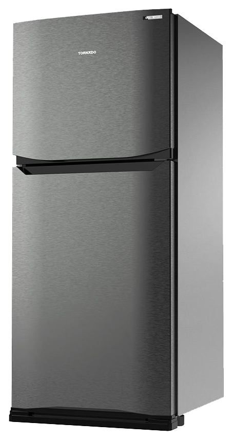 ثلاجة تورنيدو نوفروست ، 355 لتر ، 2 باب ، انفرتر ، بلازما ، أستانلس غامق ، RF-40FTV-DST