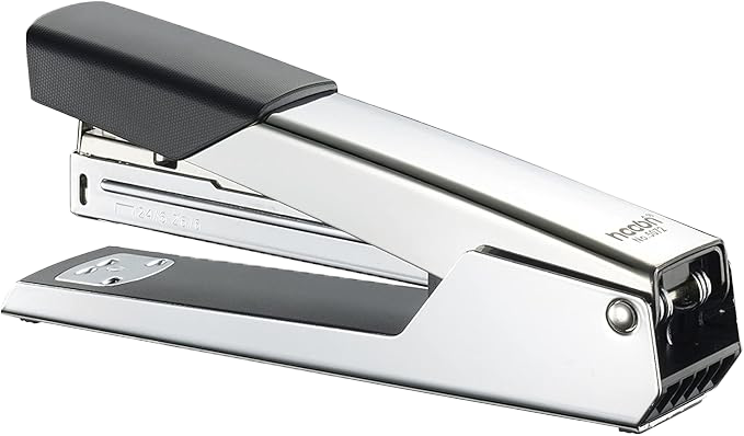 دباسة ورق مكتبية هوبن، سريعة الاستخدام ، تعبئة امامية، تدبيس 25 ورقة، فضية، 5072