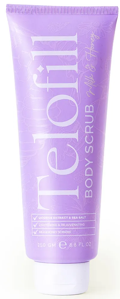 مقشر الجسم بالحليب والعسل تيلوفيل، 250 جم .