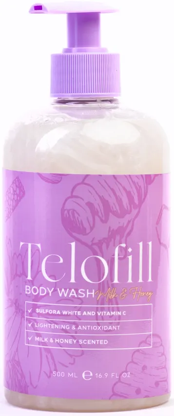 شاور جل تيلوفيل بالحليب والعسل، 500 مل .