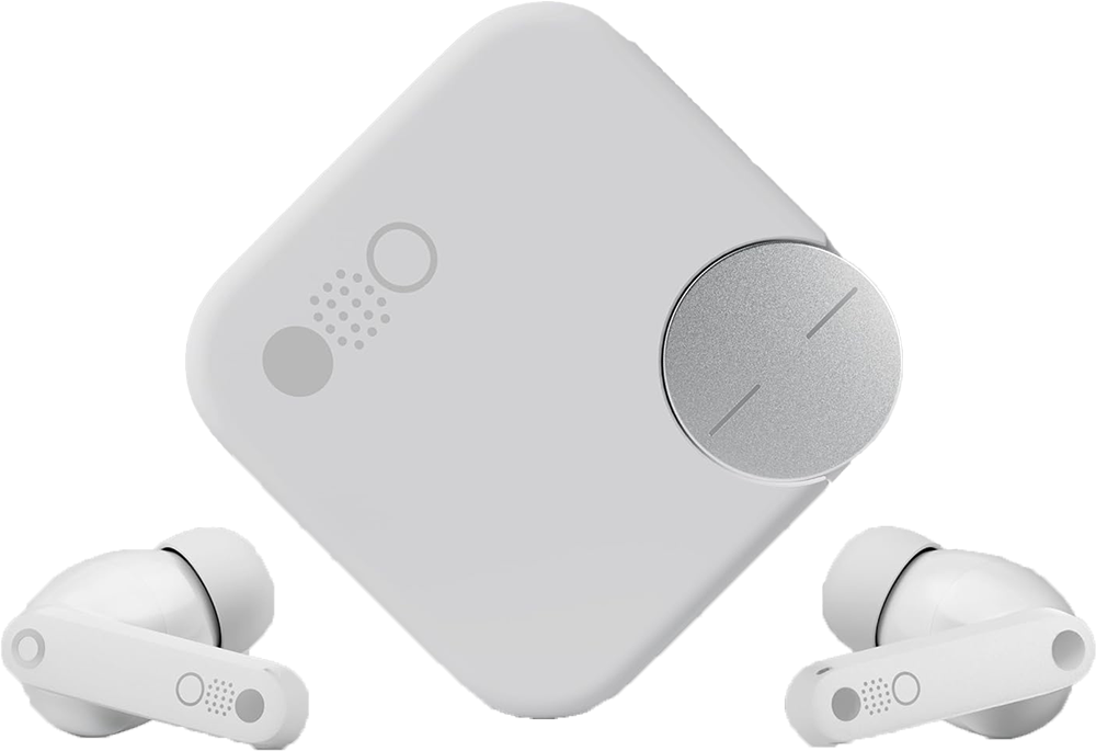 سماعات أذن لاسلكية CMF Buds Pro2، بلوتوث 5.3، إلغاء الضوضاء، مقاومة للماء، رمادي فاتح، B172