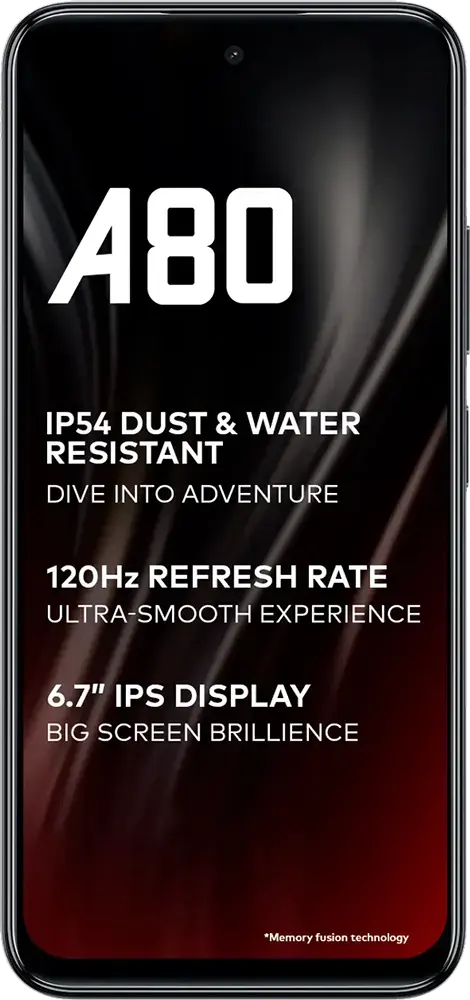 موبايل اي تيل A80 ، ثنائي الشريحة، ذاكرة 128 جيجابايت، رامات 4 جيجابايت، شبكة الجيل الرابع إل تي إي، أسود