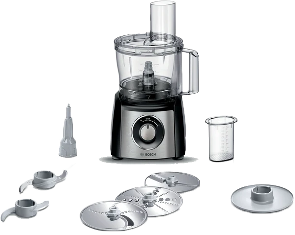 محضر طعام بوش، 800 وات، 2 لتر، متعدد الوظائف، أسود، MCM3421M