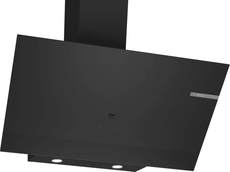 شفاط بلت ان بوش زجاج ديكوري هرمي ، 90 سم، سرعتين، اضاءة ليد، تحكم باللمس أسود ، DWK97PJ60T