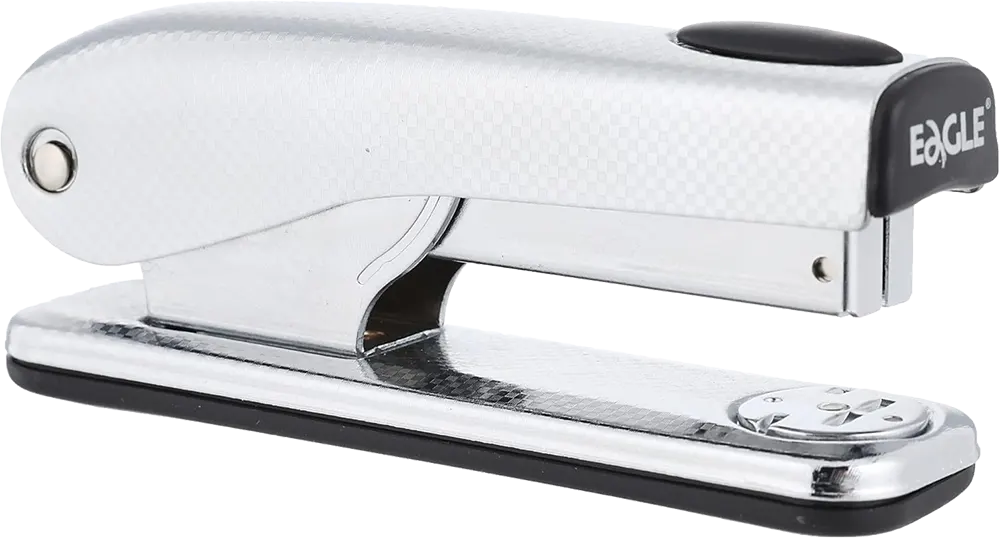 دباسة مكتبية معدن إيجل، سعة 12 ورقة،  سريعة الاستخدام، فضي S6085B.EP