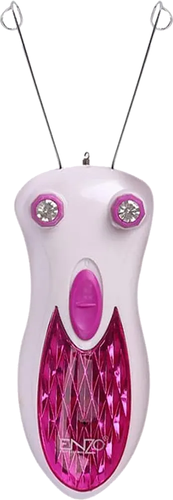 ماكينة ازالة شعر كهربائية موهير بالخيط ، لون أبيض*فوشيا، موديل MO-9041