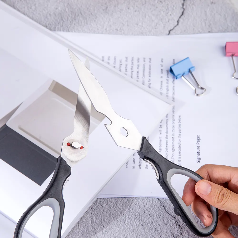 مقص ستانلس ستيل بيد سيليكون من ديلي متعدد الألوان - E77750