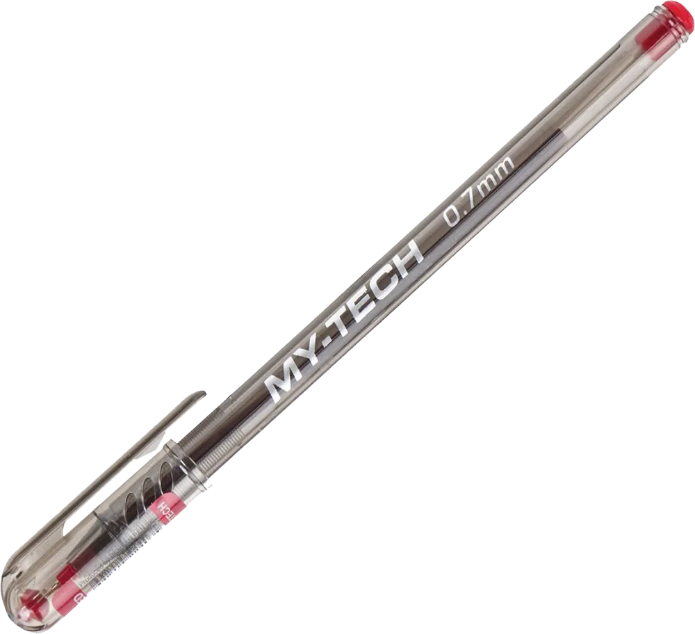 قلم حبر جاف بنسان ماى تك ، 0.7 ملم، أحمر، 2240