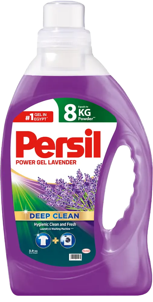 برسيل باور جل للملابس البيضاء والملونة ،برائحه اللافندر،3.9 كجم