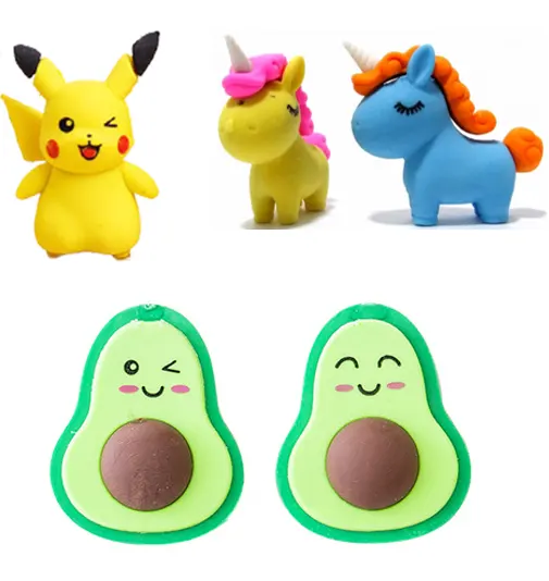 استيكة مطاطية متنوعة الاشكال، قطعة واحدة