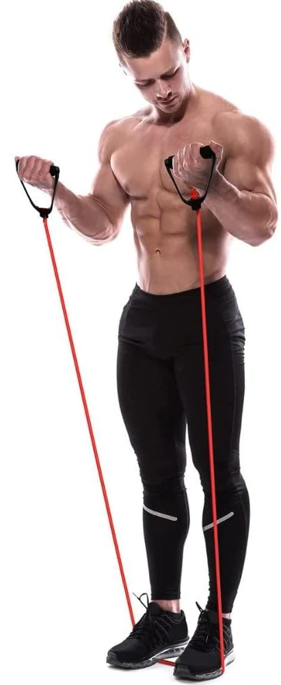 حزام مقاومة ، 3 مستويات ، مقاس 5 ، أسود