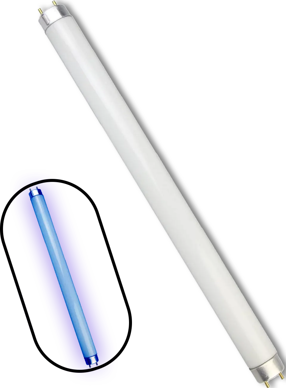 لمبة صاعق ناموس جي-جوميرا 60 سم، 20 واط، ضوء أزرق، T8