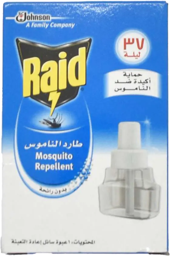 سائل غيار جهاز قتل الناموس ريد، 41 مل، حتى 37 ساعة، شفاف