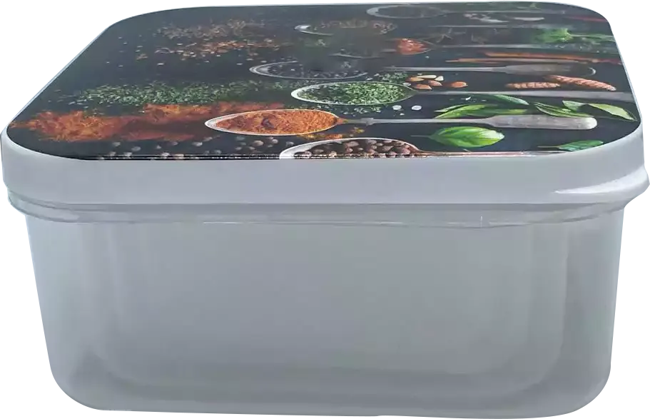 طقم ثلاجة مكون من 4  قطع من الوطنية فروتي، رمادي