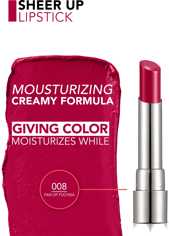 احمر شفاه فلورمار شير اب، 008 فان اوف فوشيا