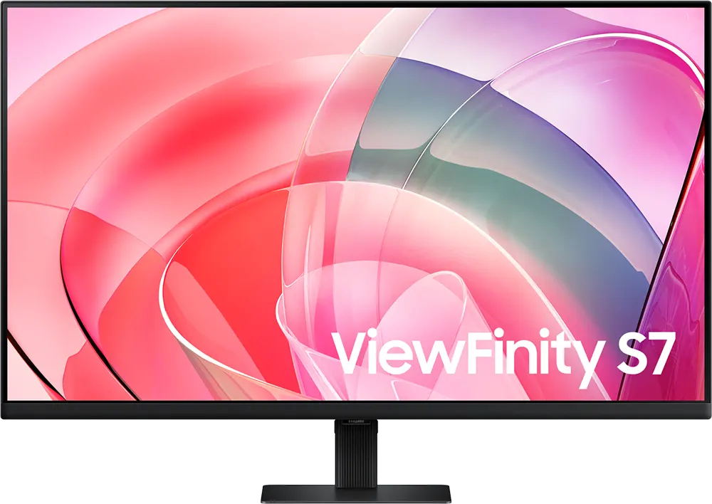 شاشة كمبيوتر سامسونج فيوفينيتي S7 ليد مقاس 32 بوصة، دقة 4K، لوحة VA، أسود، LS32D706EAMXEG