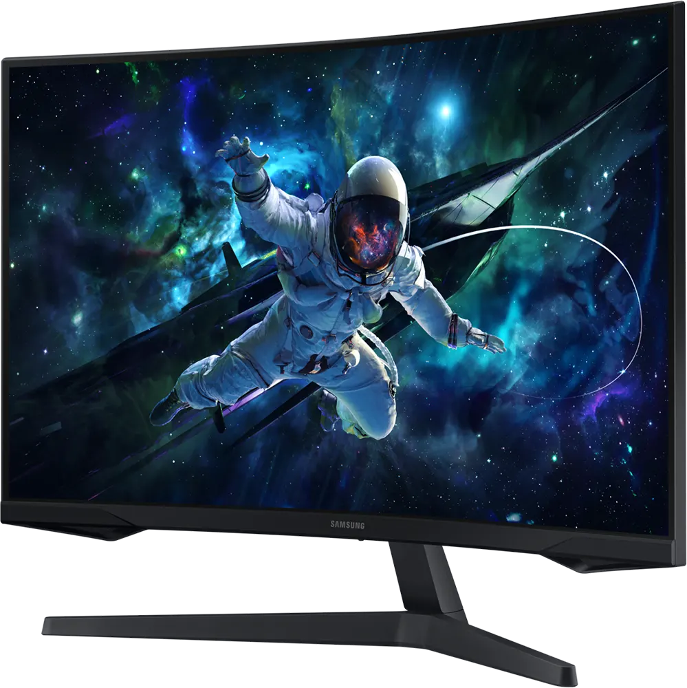 شاشة كمبيوتر منحنية للألعاب سامسونج اوديسي جي 5، 32 بوصة ، بدقة QHD، معدل 165 هرتز ، LS32CG552EMXEG