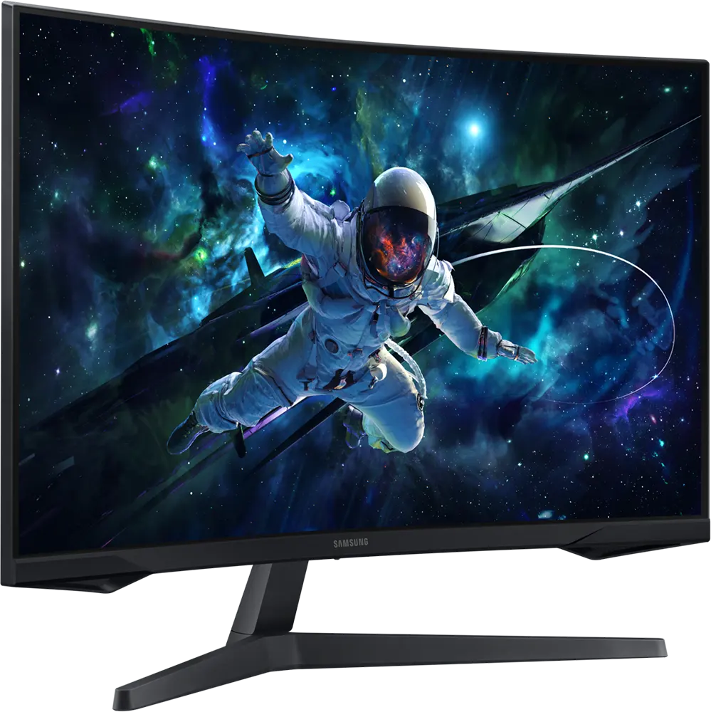 شاشة كمبيوتر منحنية للألعاب سامسونج اوديسي جي 5، 32 بوصة ، بدقة QHD، معدل 165 هرتز ، LS32CG552EMXEG