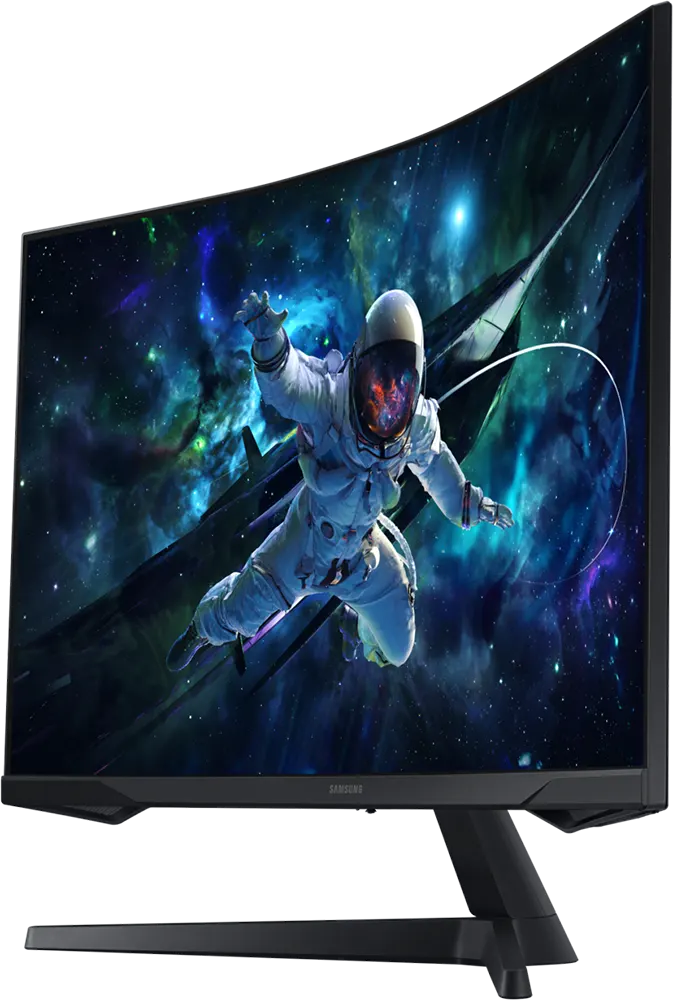 شاشة كمبيوتر منحنية للألعاب سامسونج اوديسي جي 5، 32 بوصة ، بدقة QHD، معدل 165 هرتز ، LS32CG552EMXEG