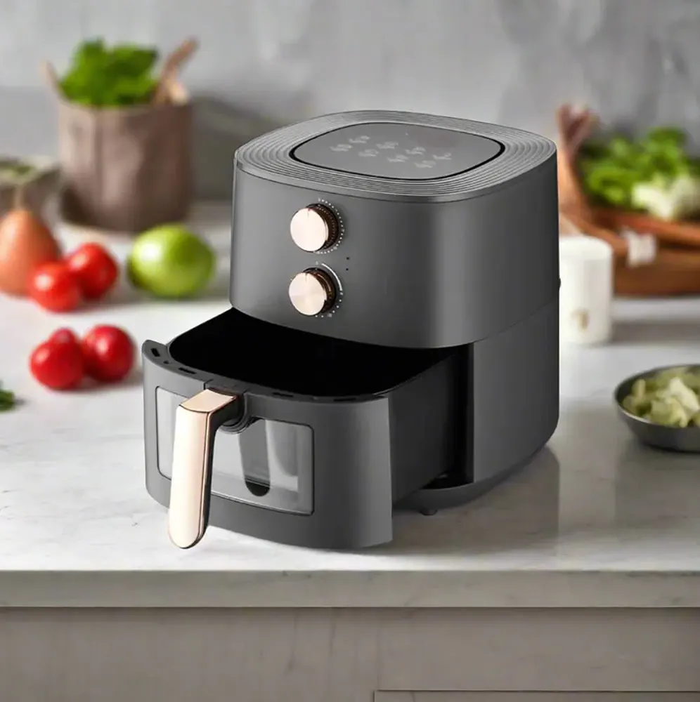 قلاية هوائية جماكي، 1800 وات، 7 لتر، أسود، JMK5007