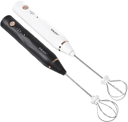 مضرب نسكافيه سوكاني، 20 واط، مع منفذ شحن USB، متعدد الألوان، SK-1772