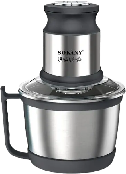 كبة سوكانى ، 3 لتر ، 800 وات ، استانلس ، فضي ،SK-7027N