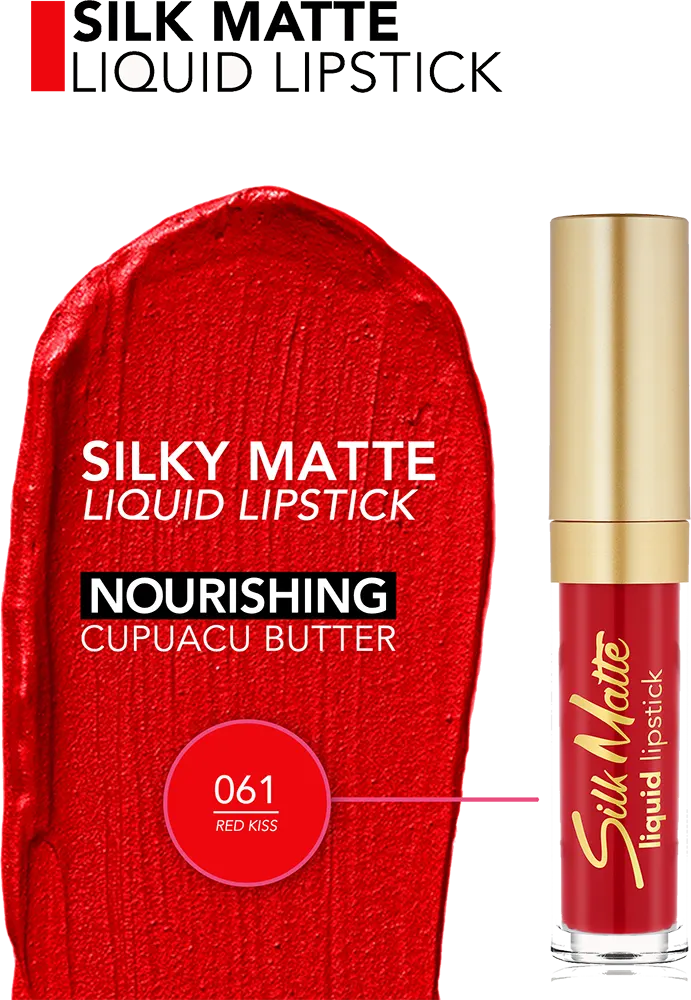 احمر شفاه فلورمار سيلك مات سائل، 061 ريد كيس