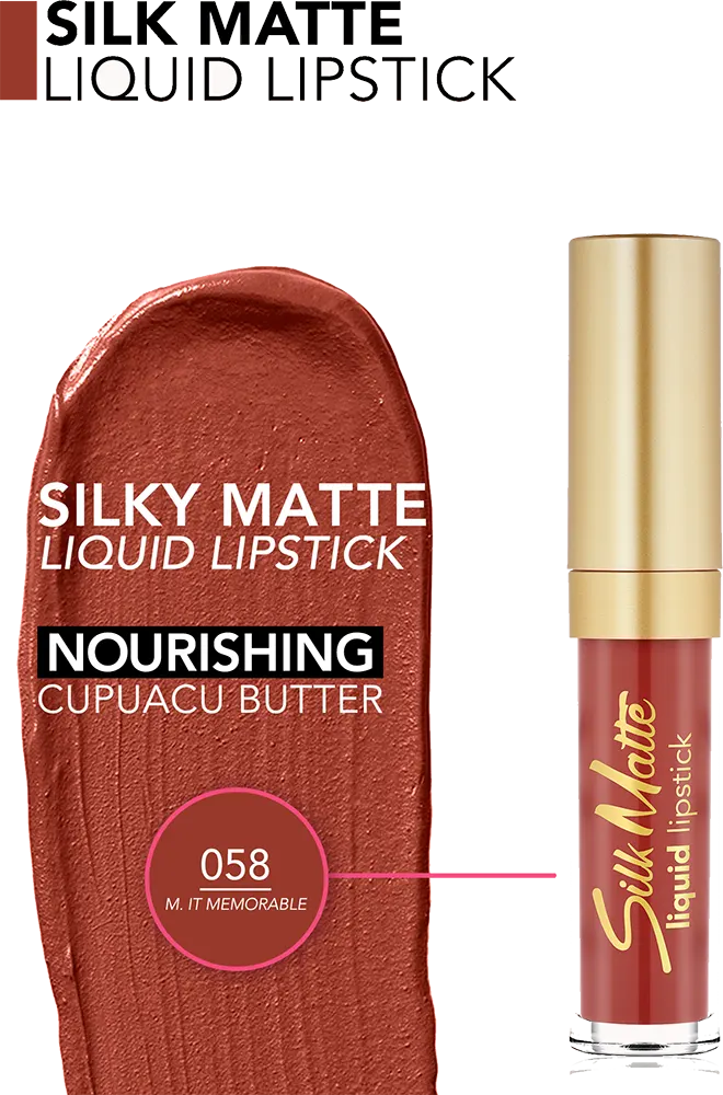 احمر شفاه فلورمار سيلك مات سائل، 058 ميك ات ميمورابل