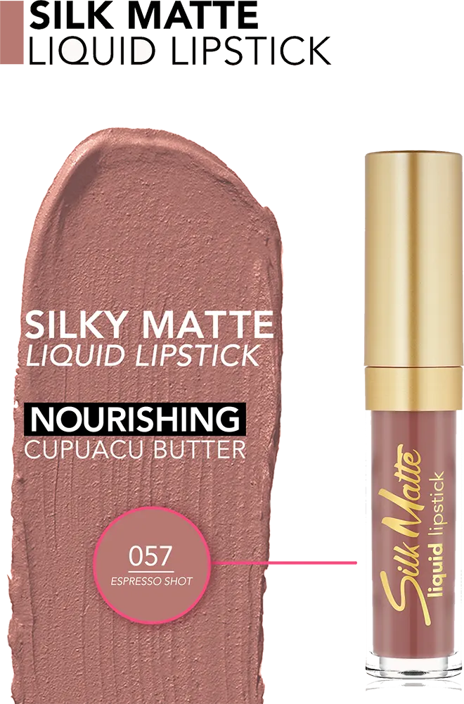احمر شفاه فلورمار سيلك مات سائل، 057 اسبريسو شوت