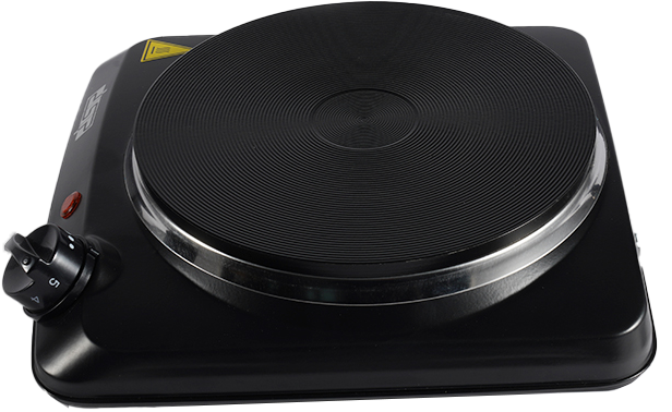 بوتاجاز مسطح كهربائي دي اس بي ، 1 عين، 1500 وات، 5 مستويات حرارة، أسود، KD5054