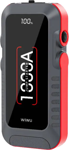 محول طاقة لبطارية السيارة من ويوو، 12 فولت، 10000 مللي أمبير ، مدخل TYPE-C، رمادي، WI-JS001