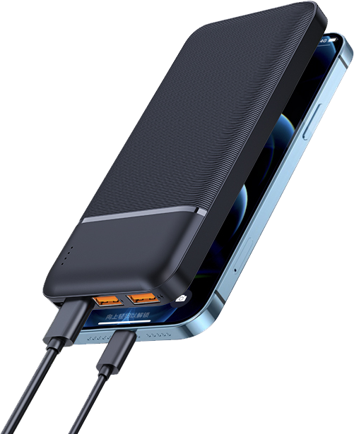 باور بانك ويوو سبيدي سيريس ، 10000 مللي أمبير، يدعم الشحن السريع  ،12 فولت، 3 منافذ، أسود، JC-19